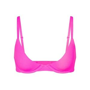 SKIMS hot pink plunge bra